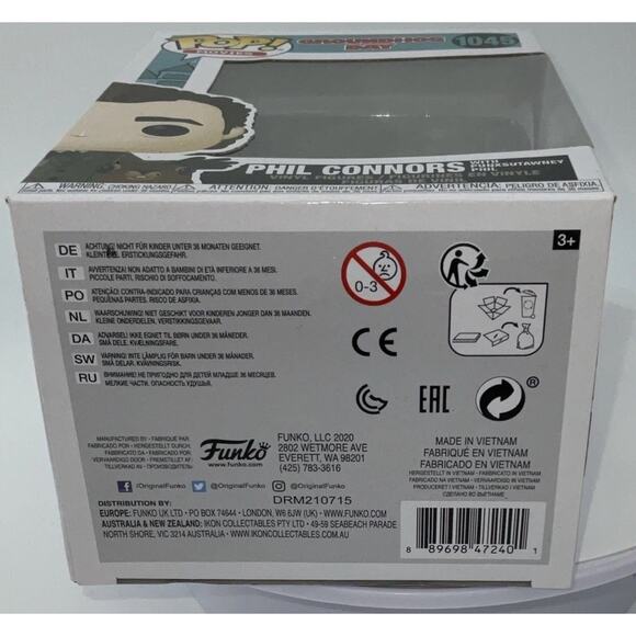 Funko Pop! Vinyl Figure Phil Connors with Punxsutawney Phil #1045 New - Picture 6 of 7